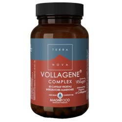 barattolo di Terranova Vollagene Complex Integratore Vegano di Collagene 50 Capsule Vegetali barattolo di Terranova Vollagene Complex Integratore Vegano di Collagene 50 Capsule Vegetali
