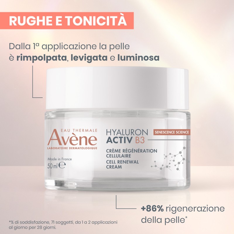 Avene Hyaluron Activ B3 Crema Giorno Rigenerante Antirughe 50ml Avene Hyaluron Activ B3 Crema Giorno Rigenerante Antirughe 50ml