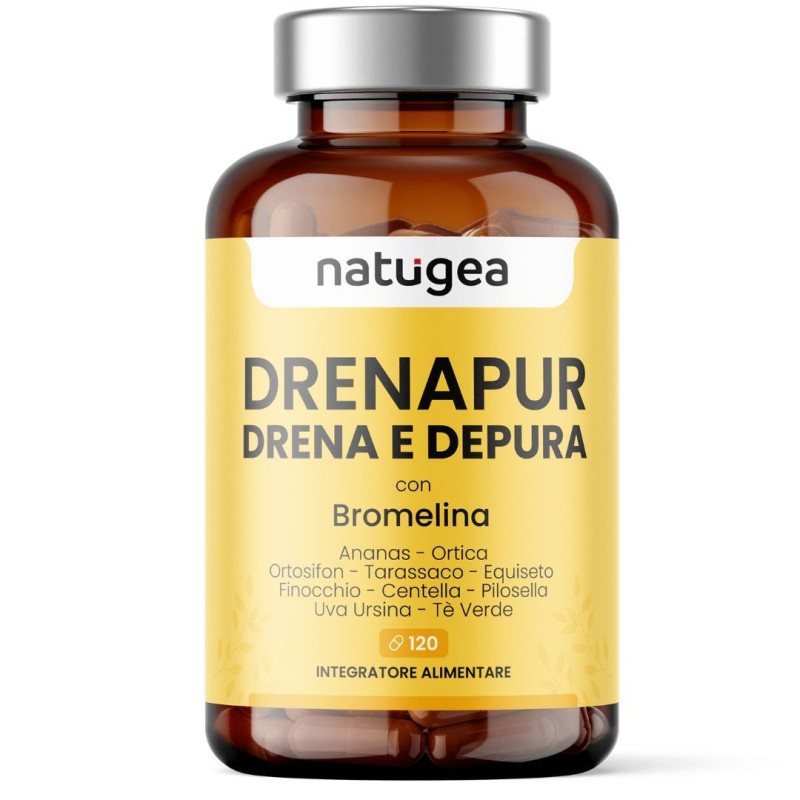 Natugea Drenapur Integratore Drenante e Depurativo 120 Compresse Natugea Drenapur Integratore Drenante e Depurativo 120 Compresse