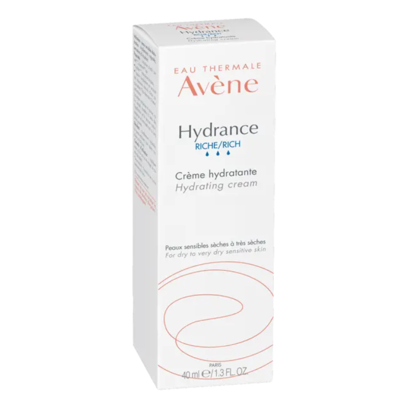confezione Avene Hydrance Crema Ricca Idratante Pelle Secca e Molto Secca 40ml confezione Avene Hydrance Crema Ricca Idratante Pelle Secca e Molto Secca 40ml