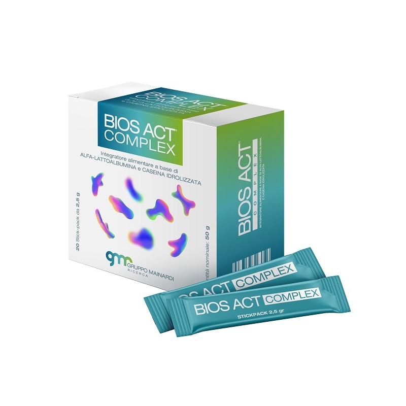 Bios Act Complex integratore proteico ad alta digeribilità 20 stick pack da 2,5 g