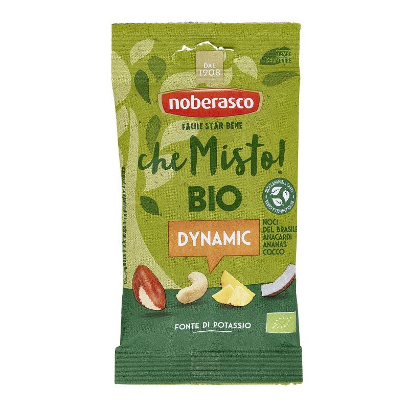 Bio Mix Dynamic Monodose Carta snack energetico biologico per sportivi e studenti 40 g Bio Mix Dynamic Monodose Carta snack energetico biologico per sportivi e studenti 40 g