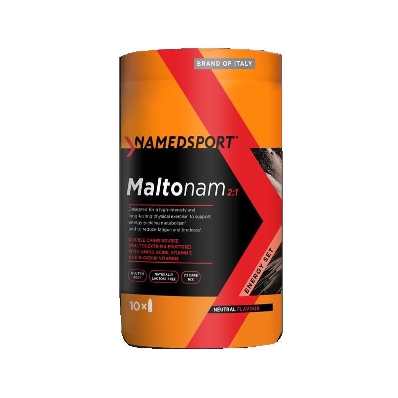 barattolo di Named Sport Maltonam Integratore Energizzante per Sportivi Polvere 500 g barattolo di Named Sport Maltonam Integratore Energizzante per Sportivi Polvere 500 g