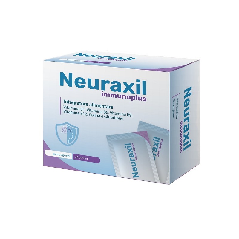 Neuraxil Immunoplus integratore per sistema nervoso e immunitario 30 bustine
