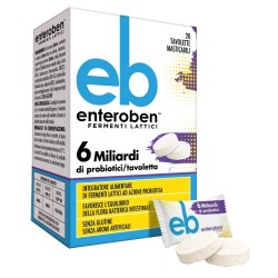 confezione di Enteroben 6 Miliardi per Equilibrio Intestinale 20 Tavolette Masticabili confezione di Enteroben 6 Miliardi per Equilibrio Intestinale 20 Tavolette Masticabili
