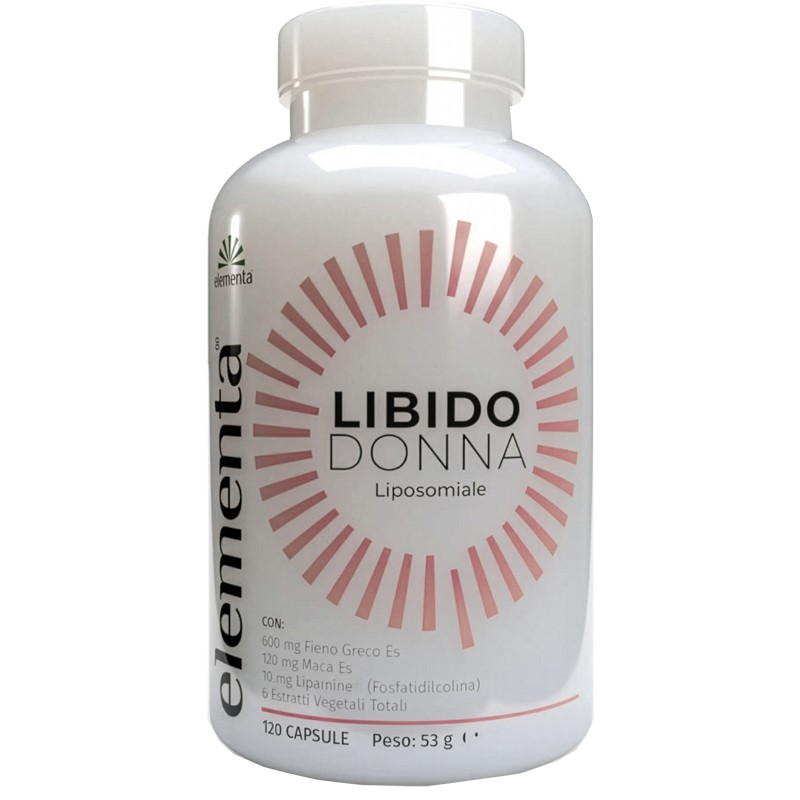 Elementa Fieno Greco+maca Liposomiale Donna per Benessere Femminile 120 Capsule Vegetali