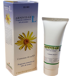 confezione di Herboplanet Arnivit Gel Lenitivo con Arnica Montana per Dolori 40ml confezione di Herboplanet Arnivit Gel Lenitivo con Arnica Montana per Dolori 40ml