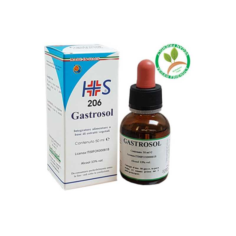 confezione di Herboplanet Gastrosol Integratore per Digestione Gocce 50ml confezione di Herboplanet Gastrosol Integratore per Digestione Gocce 50ml