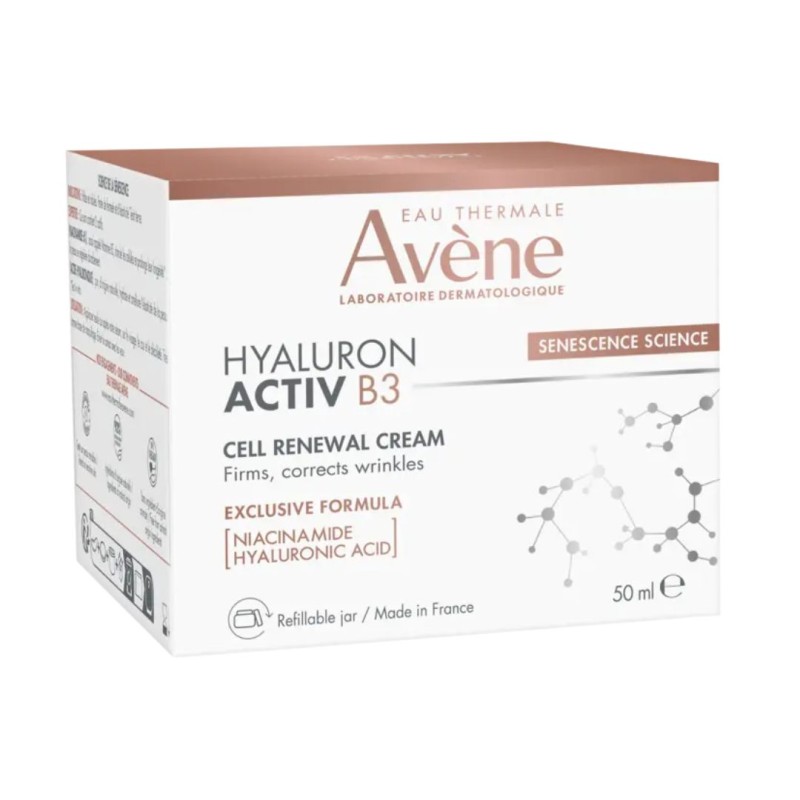 Scatola Avène Hyaluron Activ B3 Crema Rigenerante Rassodante Cellulare 50ml