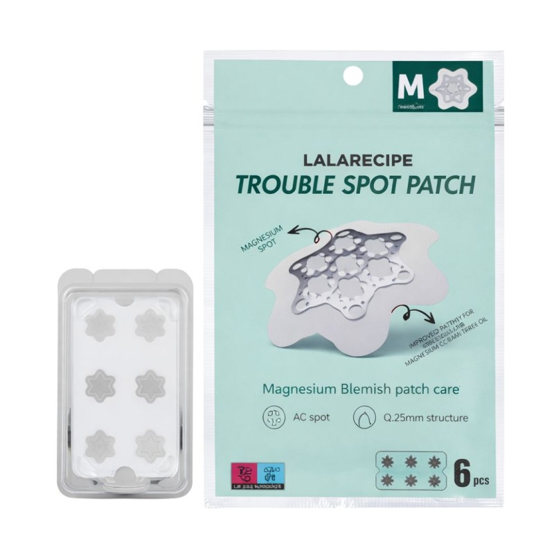 Lalarecipe Trouble Spot Patch Anti Acne - Medium con Micro Aghi in Magnesio Lalarecipe Trouble Spot Patch Anti Acne - Medium con Micro Aghi in Magnesio