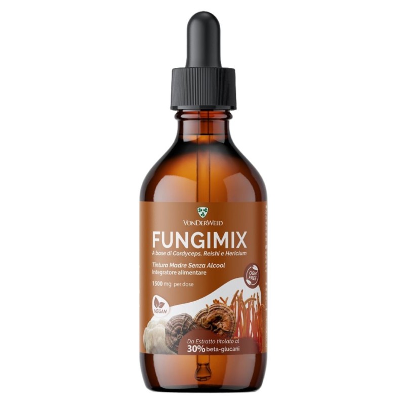 Flacone Vonderweid Fungimix Tm integratore vitalità e difese immunitarie Flacone Vonderweid Fungimix Tm integratore vitalità e difese immunitarie