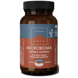barattolo di Terranova Microbioma Intima Donna Probiotico per Benessere Femminile 50 Capsule barattolo di Terranova Microbioma Intima Donna Probiotico per Benessere Femminile 50 Capsule