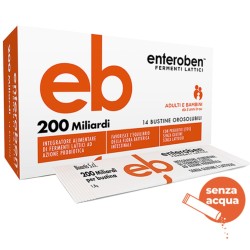 confezione di Enteroben Integratore con Fermenti Lattici 200 Miliardi 14 Bustine Orosolubili confezione di Enteroben Integratore con Fermenti Lattici 200 Miliardi 14 Bustine Orosolubili