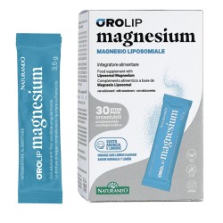 confezione di Naturando Orolip Magnesium Integratore di Magnesio 30 Stick confezione di Naturando Orolip Magnesium Integratore di Magnesio 30 Stick