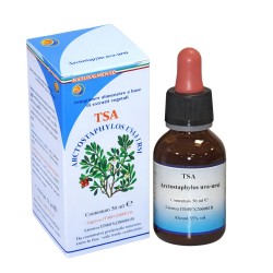 Flacone integratore Herboplanet Tsa Arctostaphilus Uva-ursi per Vie Urinarie e Drenaggio 50ml Flacone integratore Herboplanet Tsa Arctostaphilus Uva-ursi per Vie Urinarie e Drenaggio 50ml