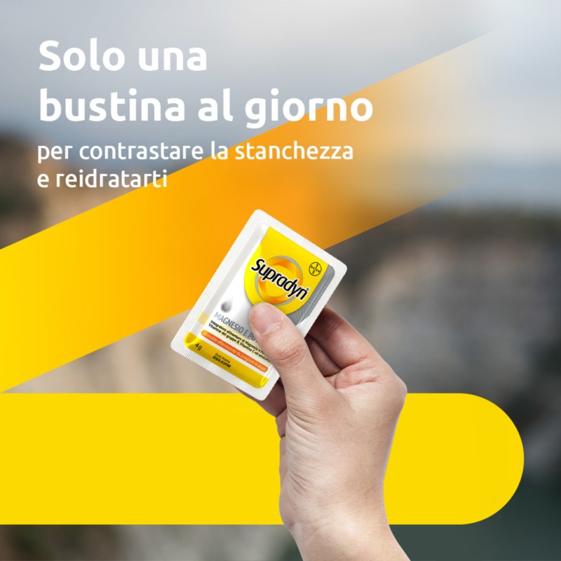 Utilizzo di Supradyn Magnesio e Potassio Integratore Vitamine e Minerali 24 Bustine Utilizzo di Supradyn Magnesio e Potassio Integratore Vitamine e Minerali 24 Bustine