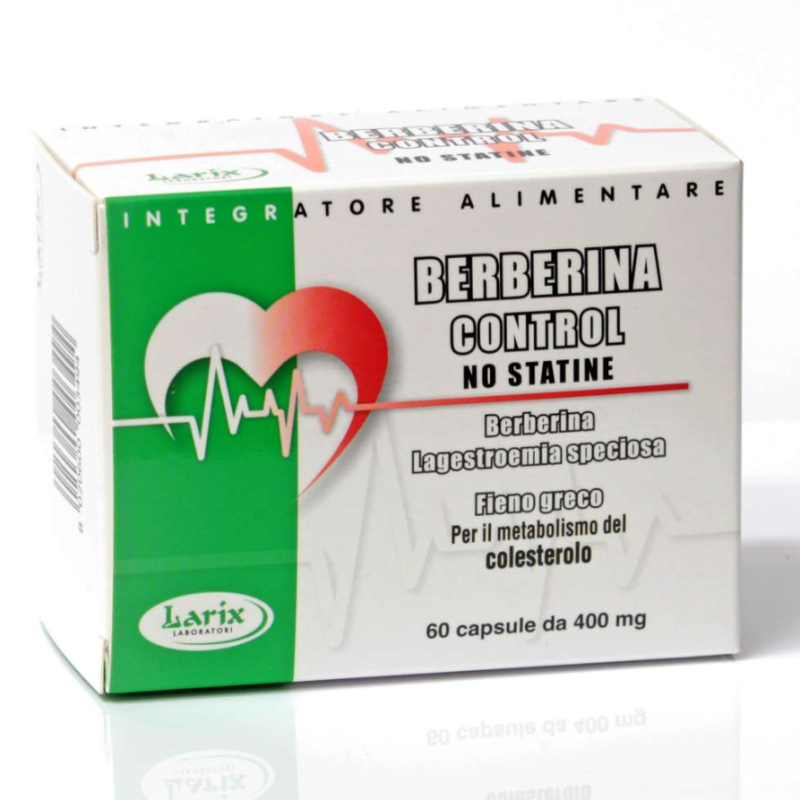 confezione di Larix Berberina Control Integratore per Colesterolo e Trigliceridi 60 Capsule confezione di Larix Berberina Control Integratore per Colesterolo e Trigliceridi 60 Capsule