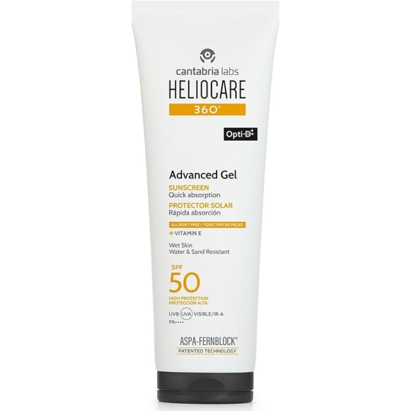 flacone di Heliocare 360 Advanced Body Gel Solare SPF50 250ml flacone di Heliocare 360 Advanced Body Gel Solare SPF50 250ml
