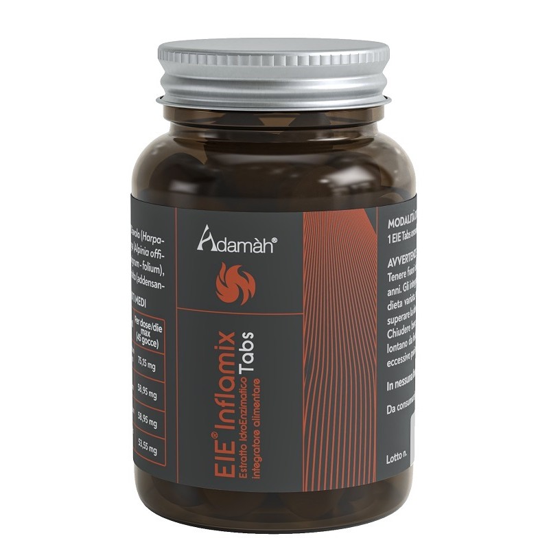 barattolo di Adamàh Eie Inflamix Integratore per Benessere Articolare 50 Tavolette barattolo di Adamàh Eie Inflamix Integratore per Benessere Articolare 50 Tavolette