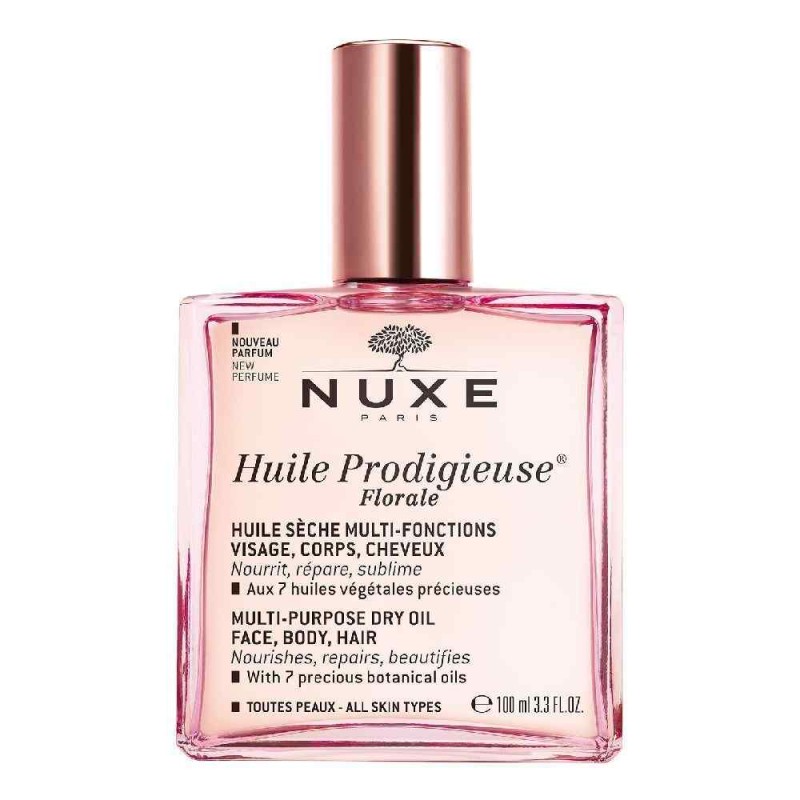 Foto esplicativa di Nuxe Huile Prodigieuse Florale Olio Secco Floreale Nutriente 100ml Foto esplicativa di Nuxe Huile Prodigieuse Florale Olio Secco Floreale Nutriente 100ml