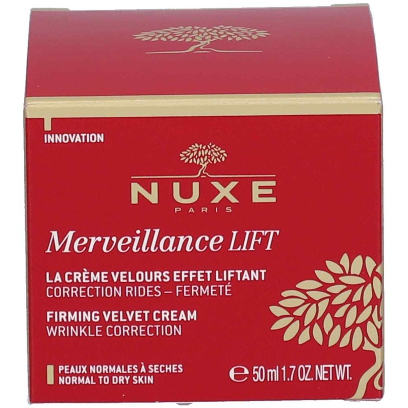 Scatola integra del prodotto Nuxe Merveillance Lift Crema Effetto Lifting Pelle Secca 50ml