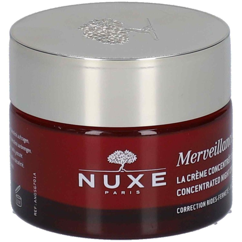 Foto illustrativa del packaging di Nuxe Merveillance Lift Crema Notte Rigenerante Effetto Lifting 50ml