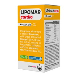Formato di Lipomar Cardio Integratore per Cuore con Riso Rosso 60 Capsule Formato di Lipomar Cardio Integratore per Cuore con Riso Rosso 60 Capsule