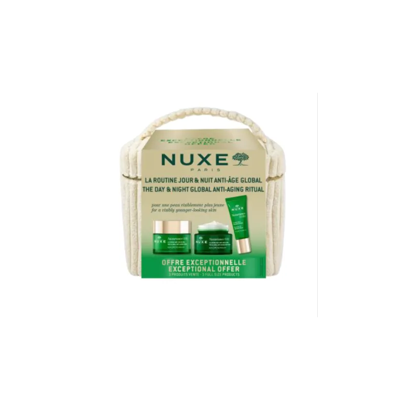 pochette + Nuxe Ultra Crema Giorno 50ml + Crema Notte 50ml + Contorno Occhi 15ml pochette + Nuxe Ultra Crema Giorno 50ml + Crema Notte 50ml + Contorno Occhi 15ml