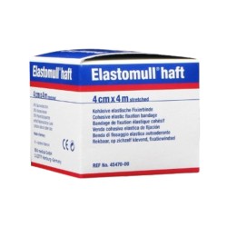 Scatola Elastomull Haft Benda Elastica Autoadesiva Compressione 4x400cm 1 Pezzo Scatola Elastomull Haft Benda Elastica Autoadesiva Compressione 4x400cm 1 Pezzo