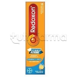 Redoxon Arancia/Mandarino Integratore Vitamina C 15 Compresse Effervescenti