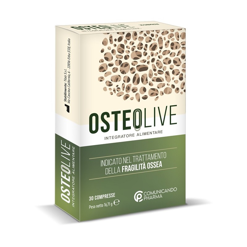 Osteolive integratore per salute delle ossa 30 compresse gastroprotette Osteolive integratore per salute delle ossa 30 compresse gastroprotette