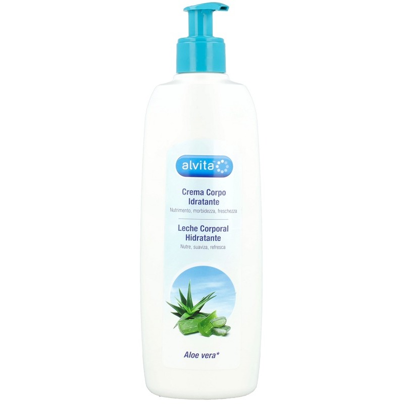 Alvita Crema Corpo Idratante Aloe Vera Emolliente e Protettivo 400ml Alvita Crema Corpo Idratante Aloe Vera Emolliente e Protettivo 400ml