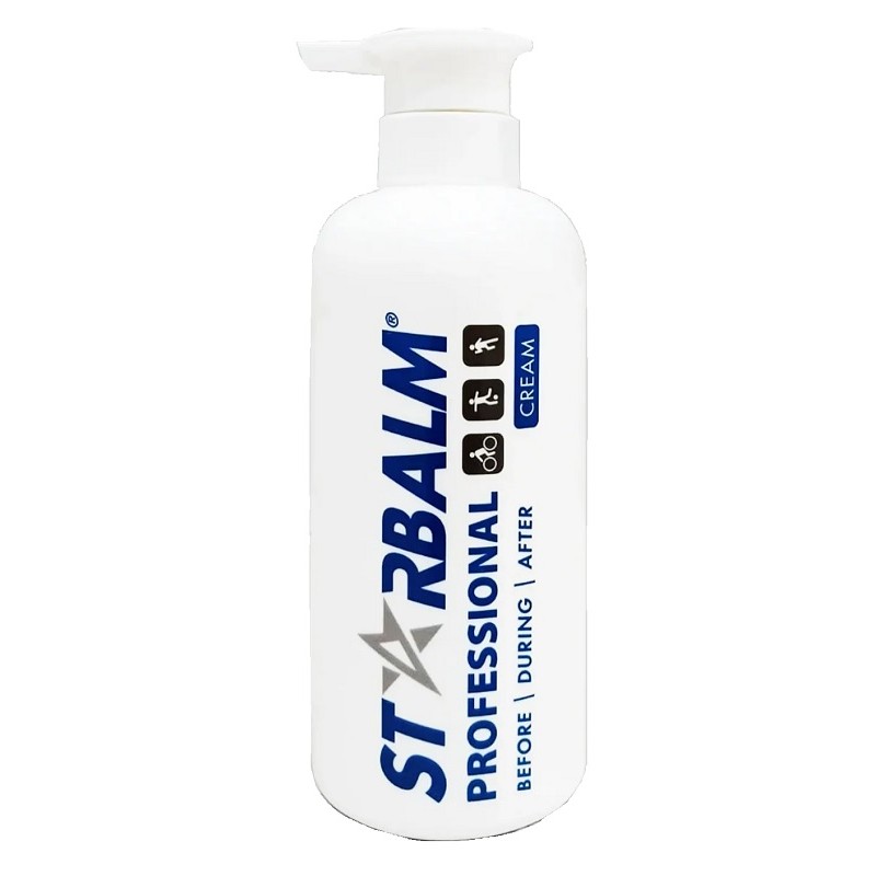 Starbalm Professional Blue Sport Massage Cream per Massaggi Sportivi e Recupero Muscolare 500 ml