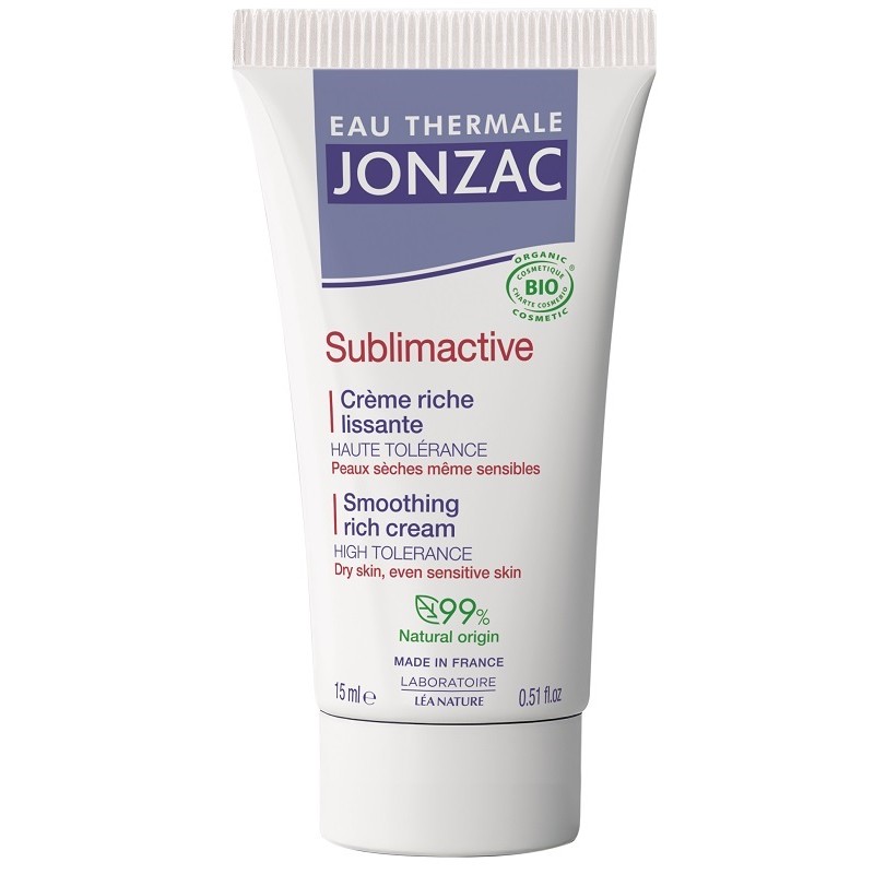 Jonzac Crema Ricca Levigante Anti Age Sublimactive per Pelle Secca e Matura 15 ml Jonzac Crema Ricca Levigante Anti Age Sublimactive per Pelle Secca e Matura 15 ml