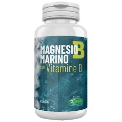 Flacone Magnesio Marino B Integratore con Vitamine B per Energia, Sistema Nervoso e Muscoli 60 Capsule Vegetali Flacone Magnesio Marino B Integratore con Vitamine B per Energia, Sistema Nervoso e Muscoli 60 Capsule Vegetali