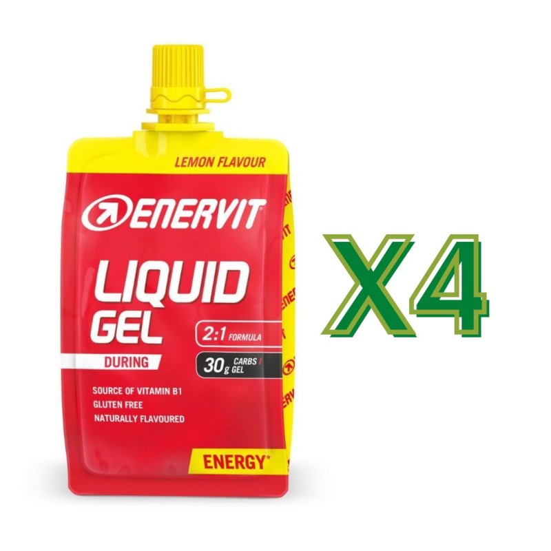 Formato di Enervit Sport Liquid Gel Lemon Integratore Energetico per Sportivi 4 Bustine da 60ml Formato di Enervit Sport Liquid Gel Lemon Integratore Energetico per Sportivi 4 Bustine da 60ml