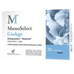 confezione di Monoselect Ginkgo Integratore per Circolazione e Memoria 30 Compresse confezione di Monoselect Ginkgo Integratore per Circolazione e Memoria 30 Compresse