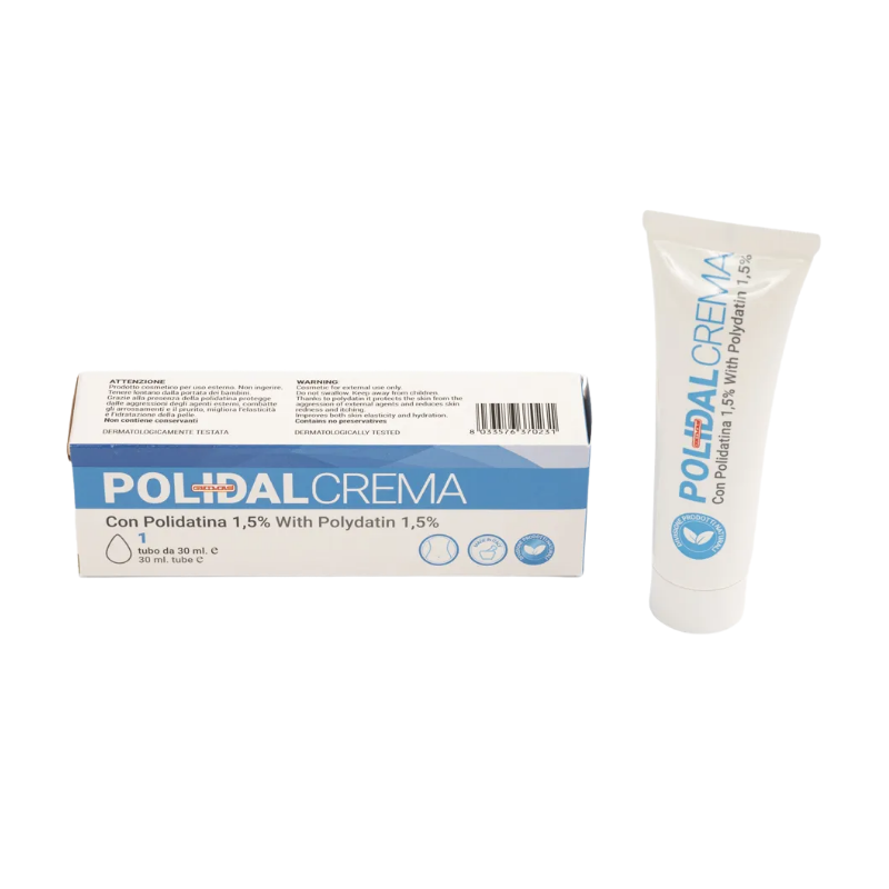 Polidal Crema Viso Antietà per Macchie Prurito e Arrossamenti 30ml Polidal Crema Viso Antietà per Macchie Prurito e Arrossamenti 30ml