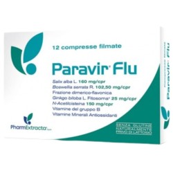 confezione di Paravir Flu Integratore per Influenza e Tosse 12 compresse confezione di Paravir Flu Integratore per Influenza e Tosse 12 compresse