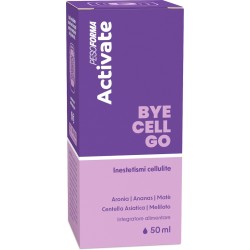 Scatola Pesoforma Activate Bye Cell Go Integratore Drenante e Microcircolo Gocce 50ml Scatola Pesoforma Activate Bye Cell Go Integratore Drenante e Microcircolo Gocce 50ml