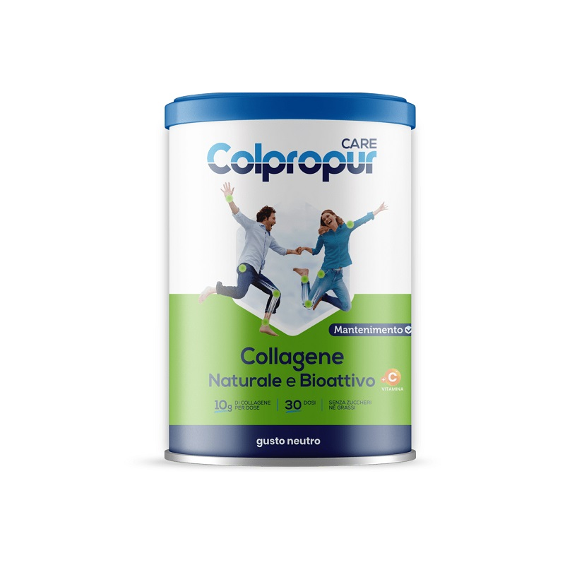 barattolo di Colpropur Care Integratore per Articolazioni con Collagene Gusto Neutro 300gr barattolo di Colpropur Care Integratore per Articolazioni con Collagene Gusto Neutro 300gr