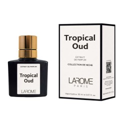 Scatola Tropical Oud by Larome Paris Profumo Equivalente Unisex 20ml Scatola Tropical Oud by Larome Paris Profumo Equivalente Unisex 20ml