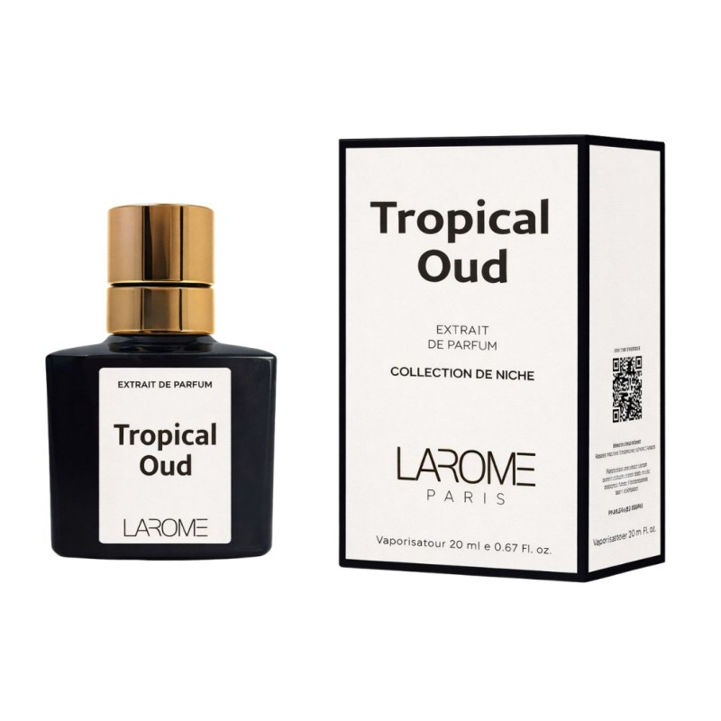 Scatola Tropical Oud by Larome Paris Profumo Equivalente Unisex 20ml Scatola Tropical Oud by Larome Paris Profumo Equivalente Unisex 20ml