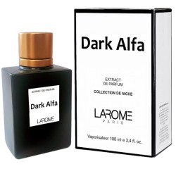 confezione di Dark Alfa by Larome Paris Profumo Equivalente Unisex 100ml confezione di Dark Alfa by Larome Paris Profumo Equivalente Unisex 100ml