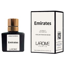 flacone di Emirates by Larome Paris Profumo Equivalente Unisex 20ml flacone di Emirates by Larome Paris Profumo Equivalente Unisex 20ml