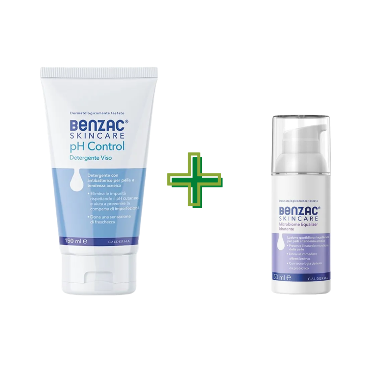 foto di Benzac Skincare Lozione Idratante Viso Pelle Acneica 50ml + Detergente 150ml foto di Benzac Skincare Lozione Idratante Viso Pelle Acneica 50ml + Detergente 150ml