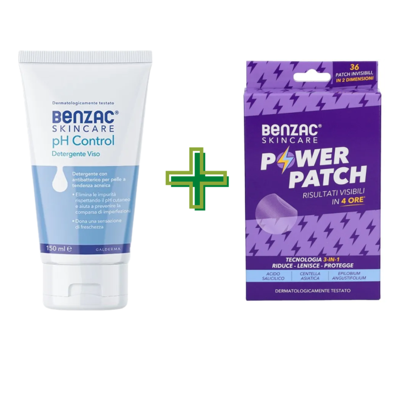 foto di Benzac Skincare Ph Control Detergente Viso 150ml + 36 Cerotti per Acne e Brufoli foto di Benzac Skincare Ph Control Detergente Viso 150ml + 36 Cerotti per Acne e Brufoli