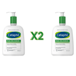 2 Confezioni di Cetaphil Fluido Ultra Idratante per Pelle Secca 470ml