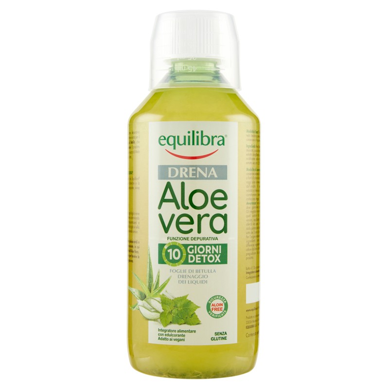Equilibra Aloe Drena Integratore Drenaggio Liquidi e Depurazione 500ml Equilibra Aloe Drena Integratore Drenaggio Liquidi e Depurazione 500ml