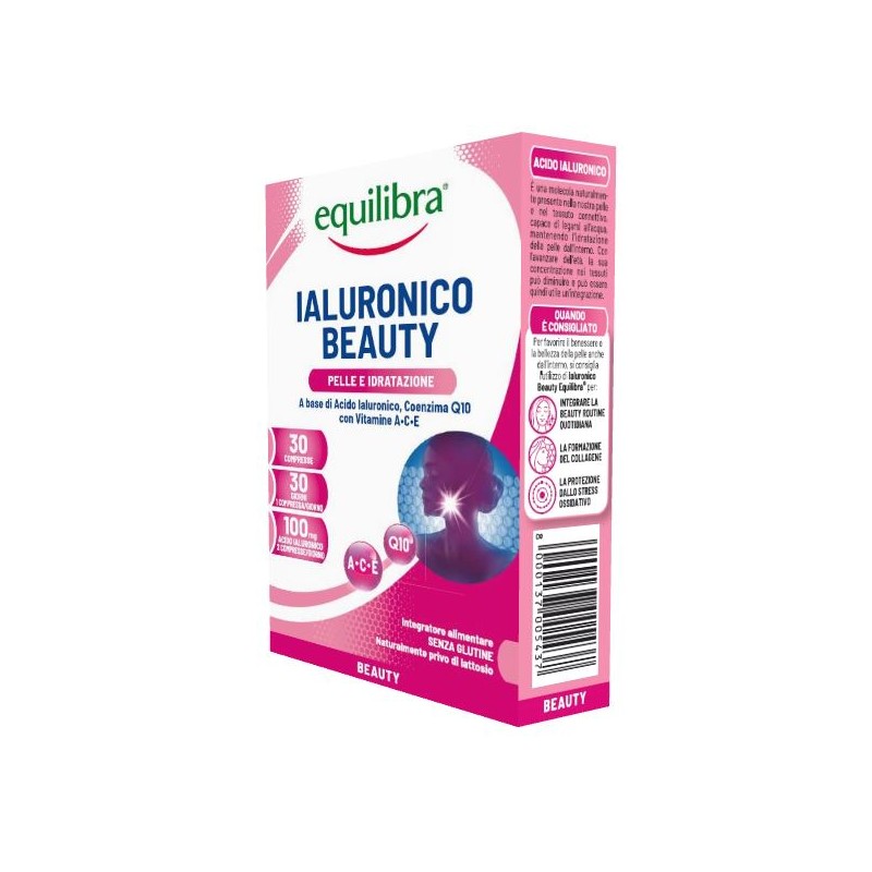 Equilibra Ialuronico Beauty per Idratazione e Benessere Pelle 30 Compresse Equilibra Ialuronico Beauty per Idratazione e Benessere Pelle 30 Compresse